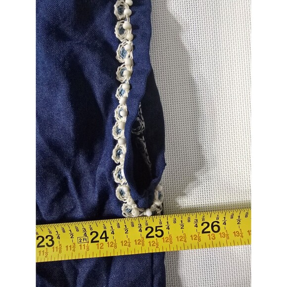 NWT South Moon Under Bohemian Embroidered Top Blouse Shirt /Swim Cover Size S - Picture 6 of 6